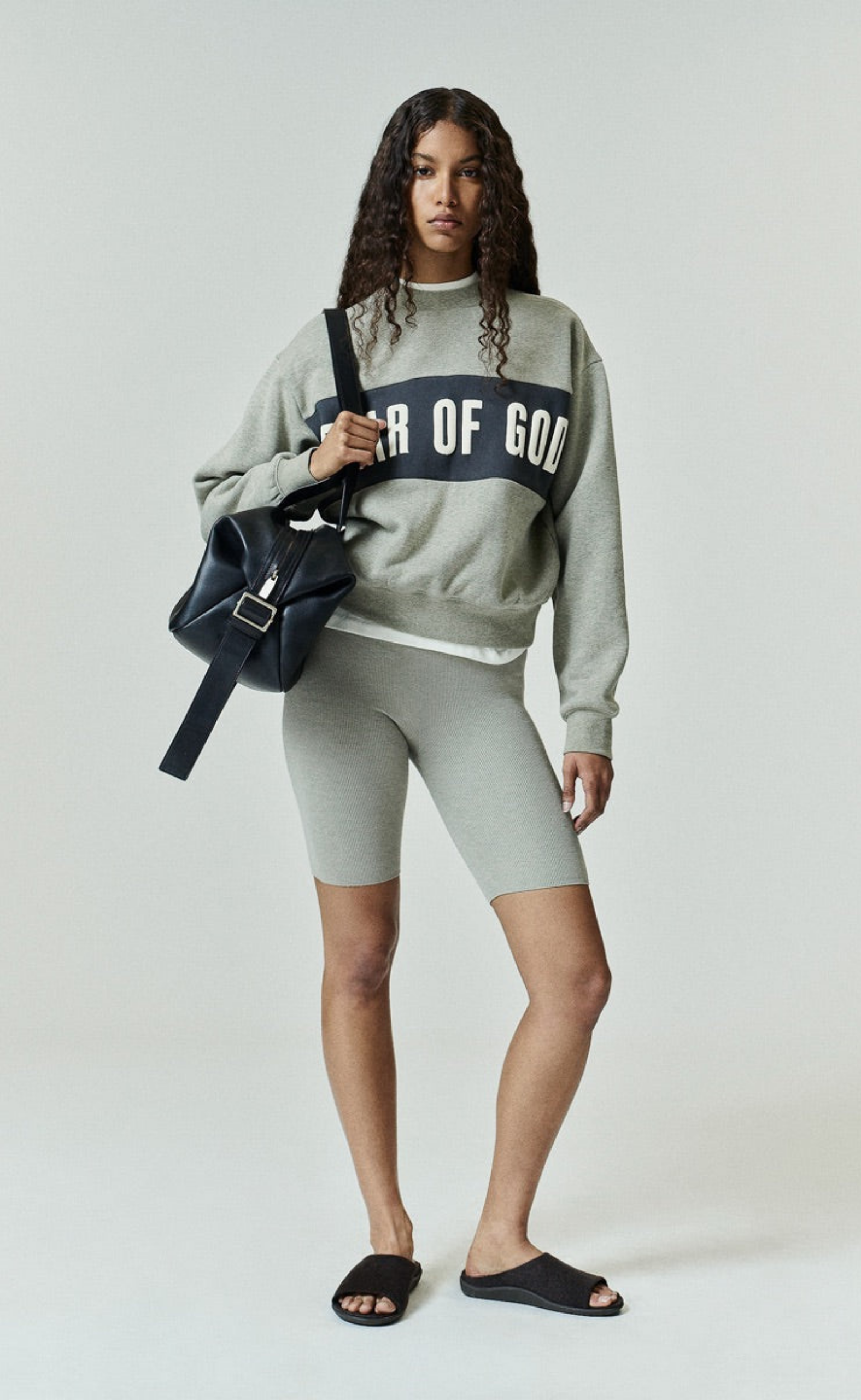 RIB KNIT BIKER SEAL SHORTSS