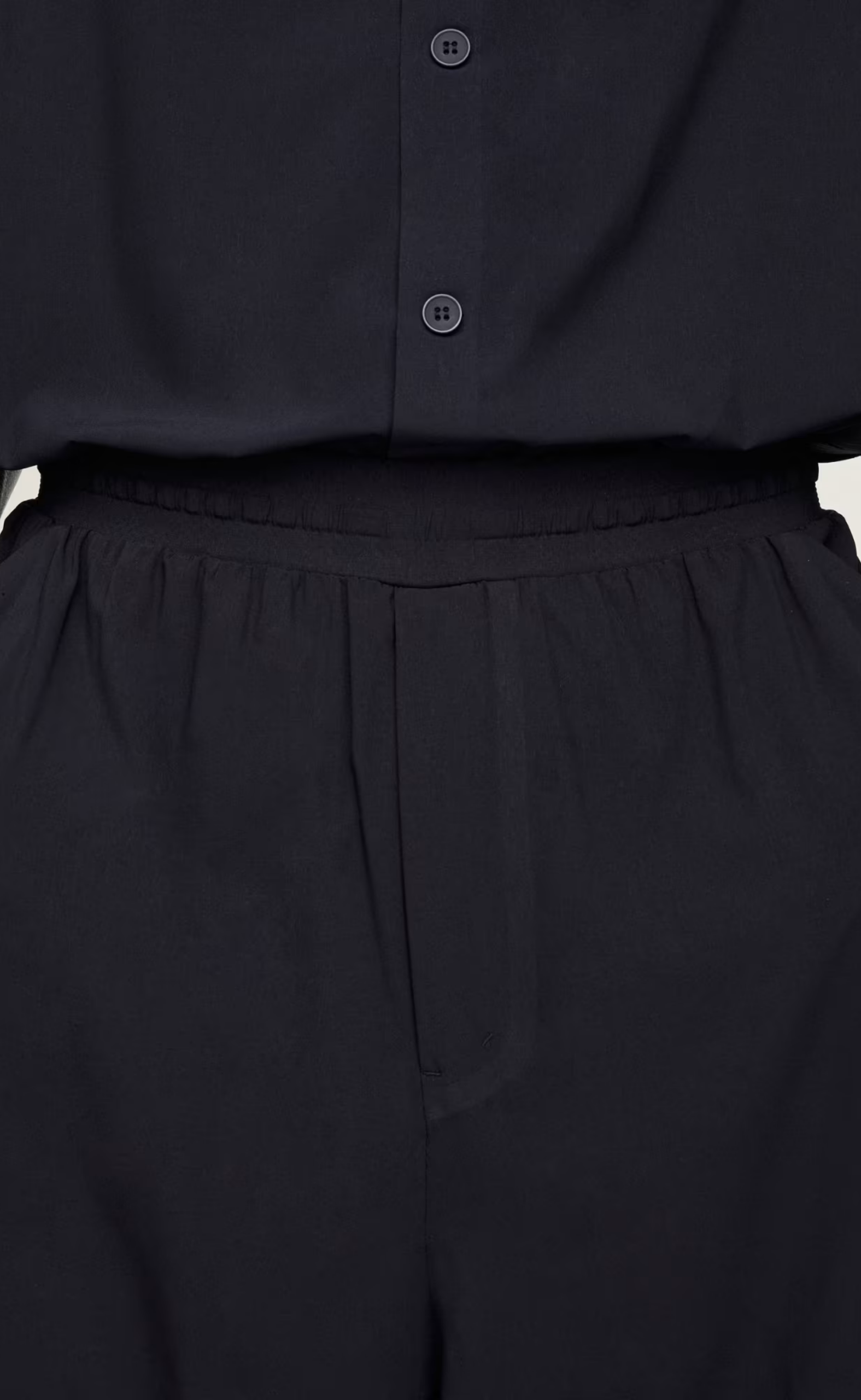 Y-3 ULTRALIGHT WOVEN BLACK SHORTS