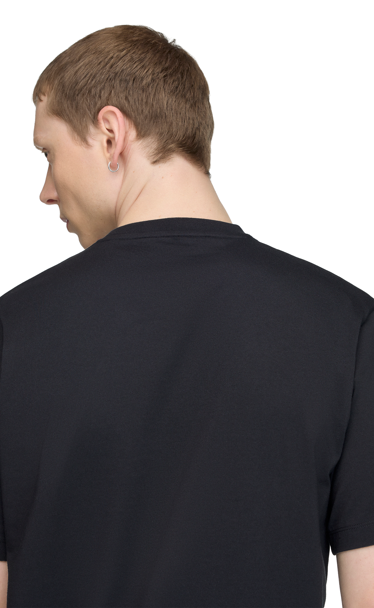 Y-3 LIQUID LOGO BLACK T-SHIRT