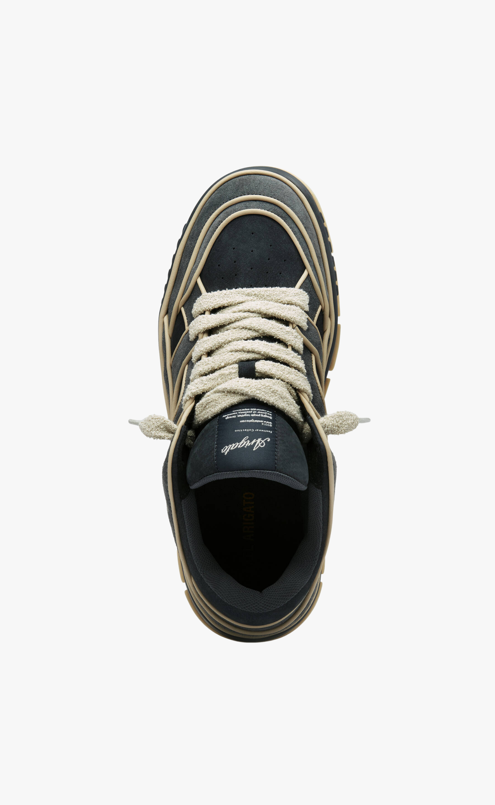 AREA LO PIPING BLACK BEIGE SNEAKER
