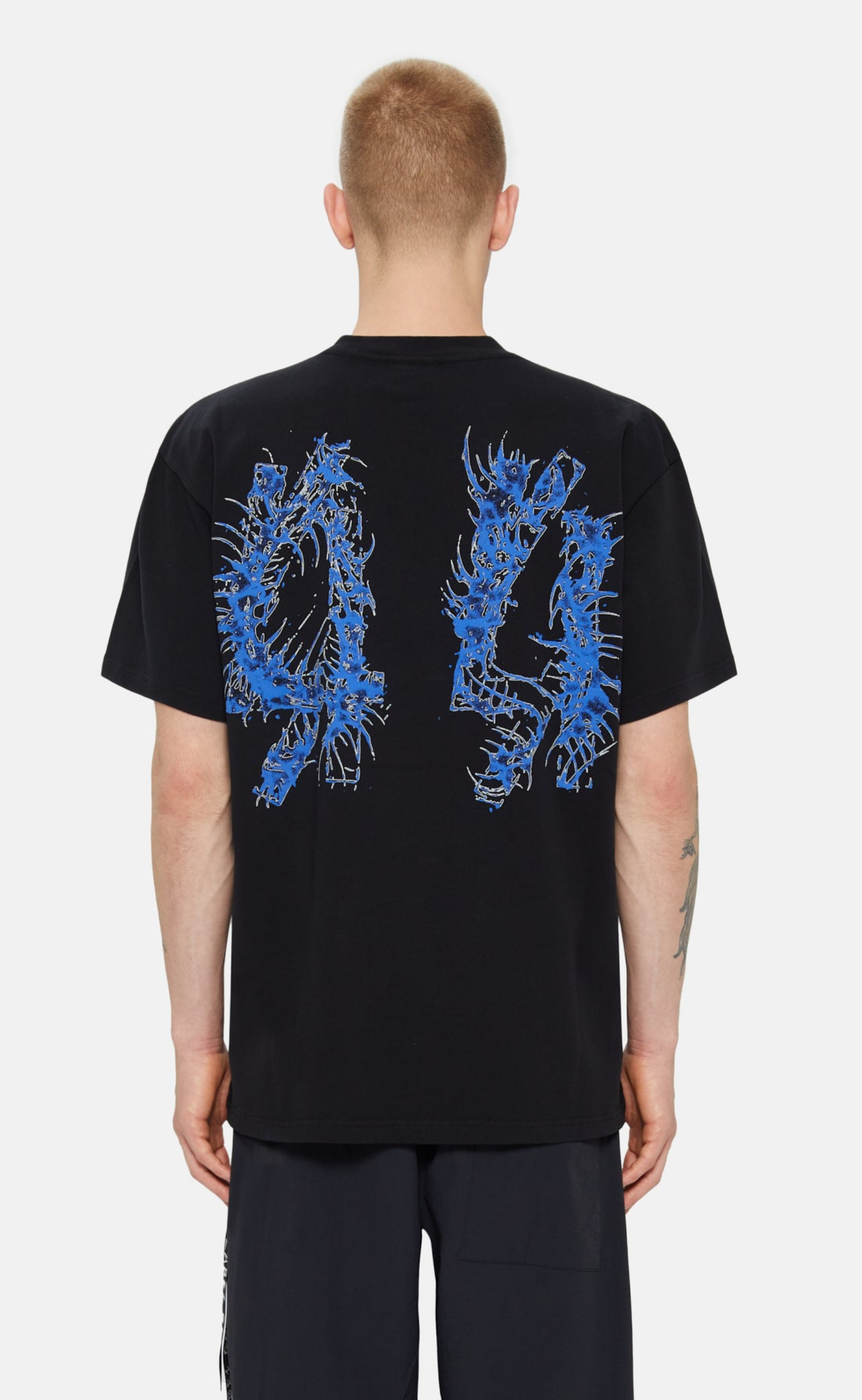 CENTIPEDE BLACK BLUE T-SHIRT