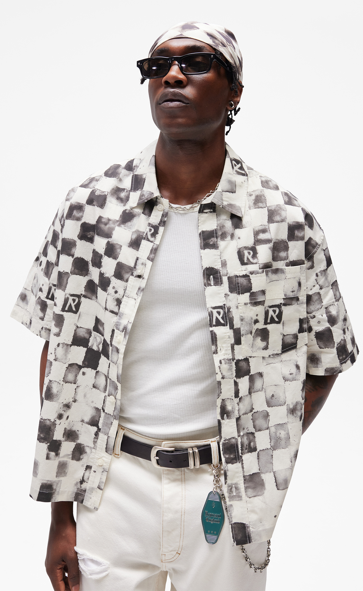 POOL SIDE FLAT WHITE SHIRT