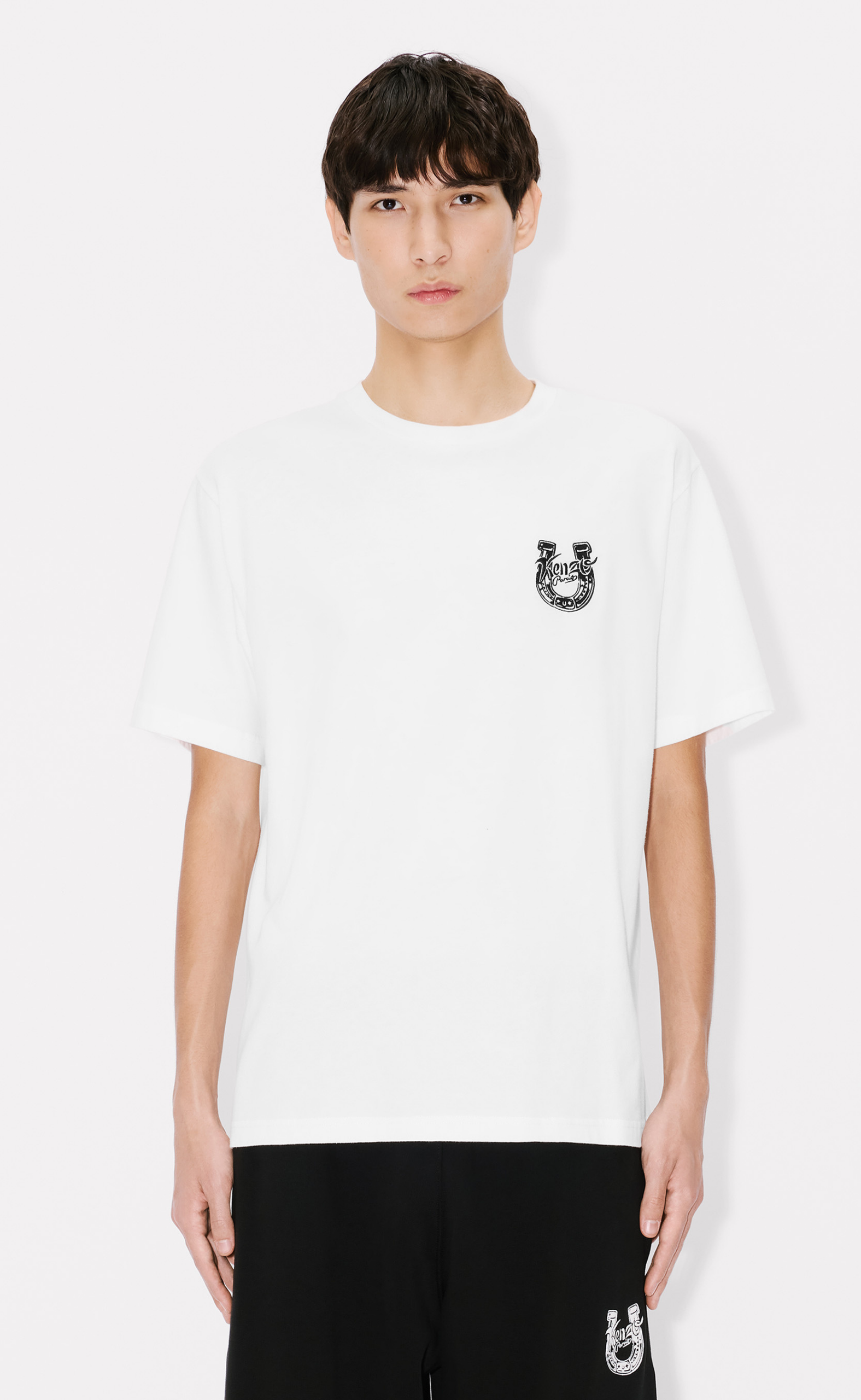 GOTS KENZO LUCKY HORSES CLASSIC OFF WHITE T-SHIRT