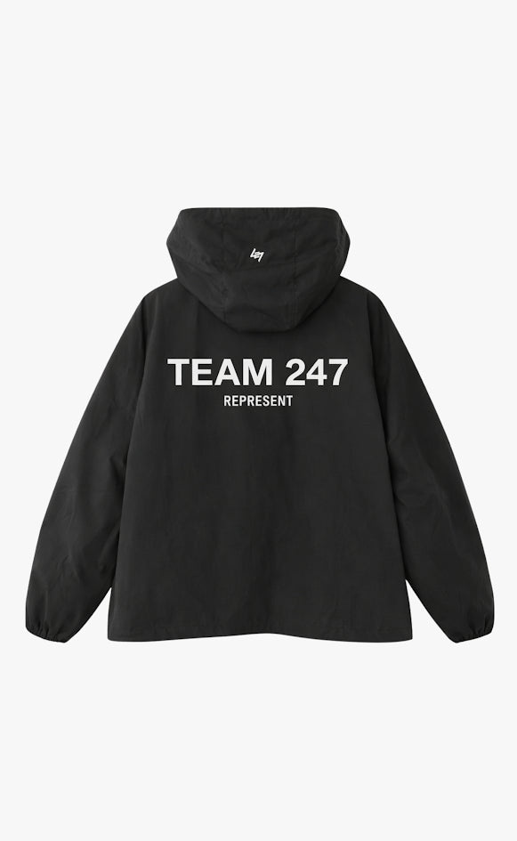 TEAM 247 TRACK JET BLACK JACKET