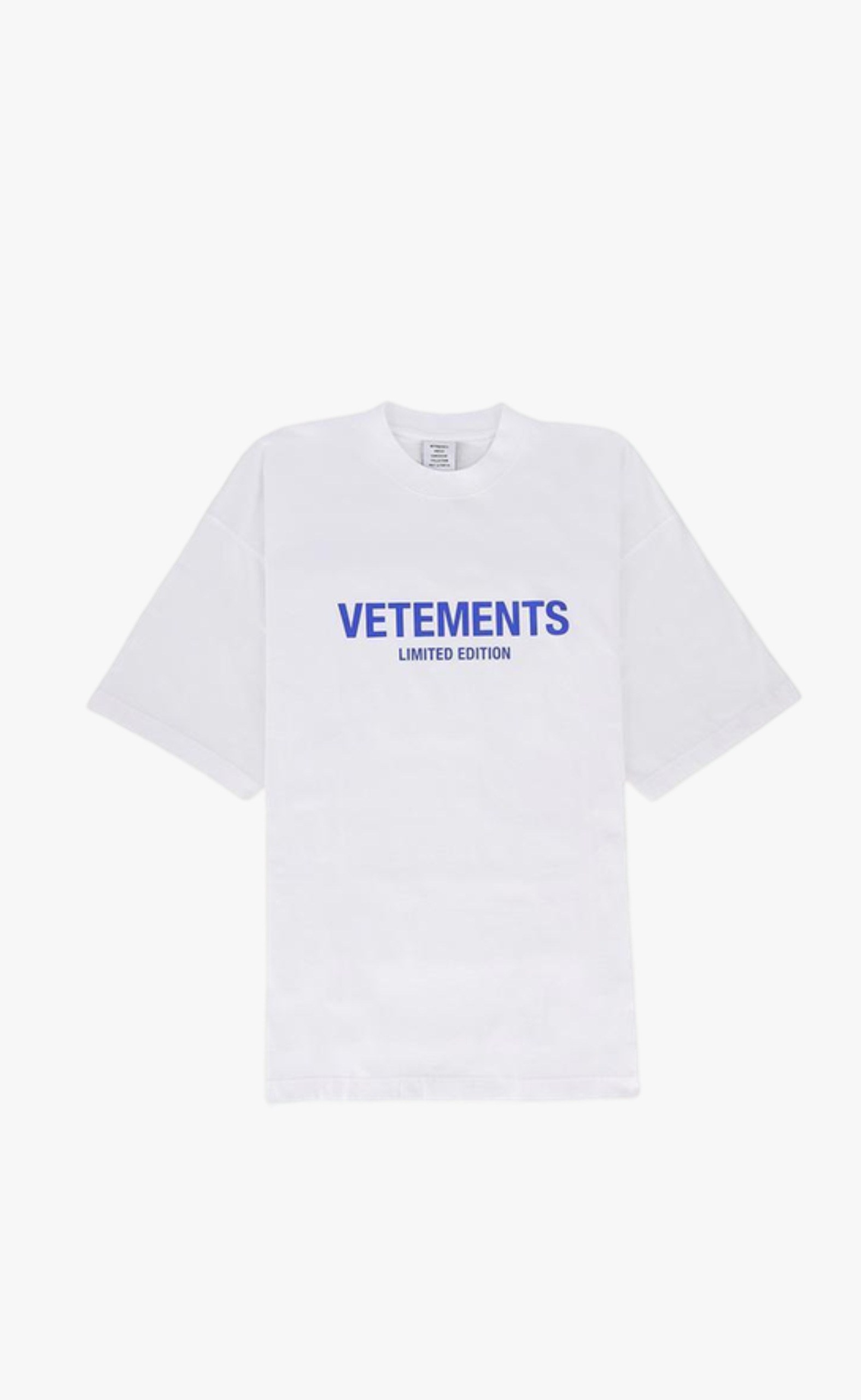 LIMITED EDITION LOGO WHITE BLUE T-SHIRT