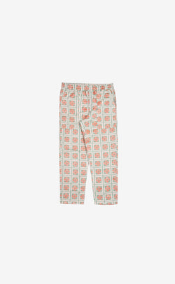 CREAM SLIPPY EASY PANT