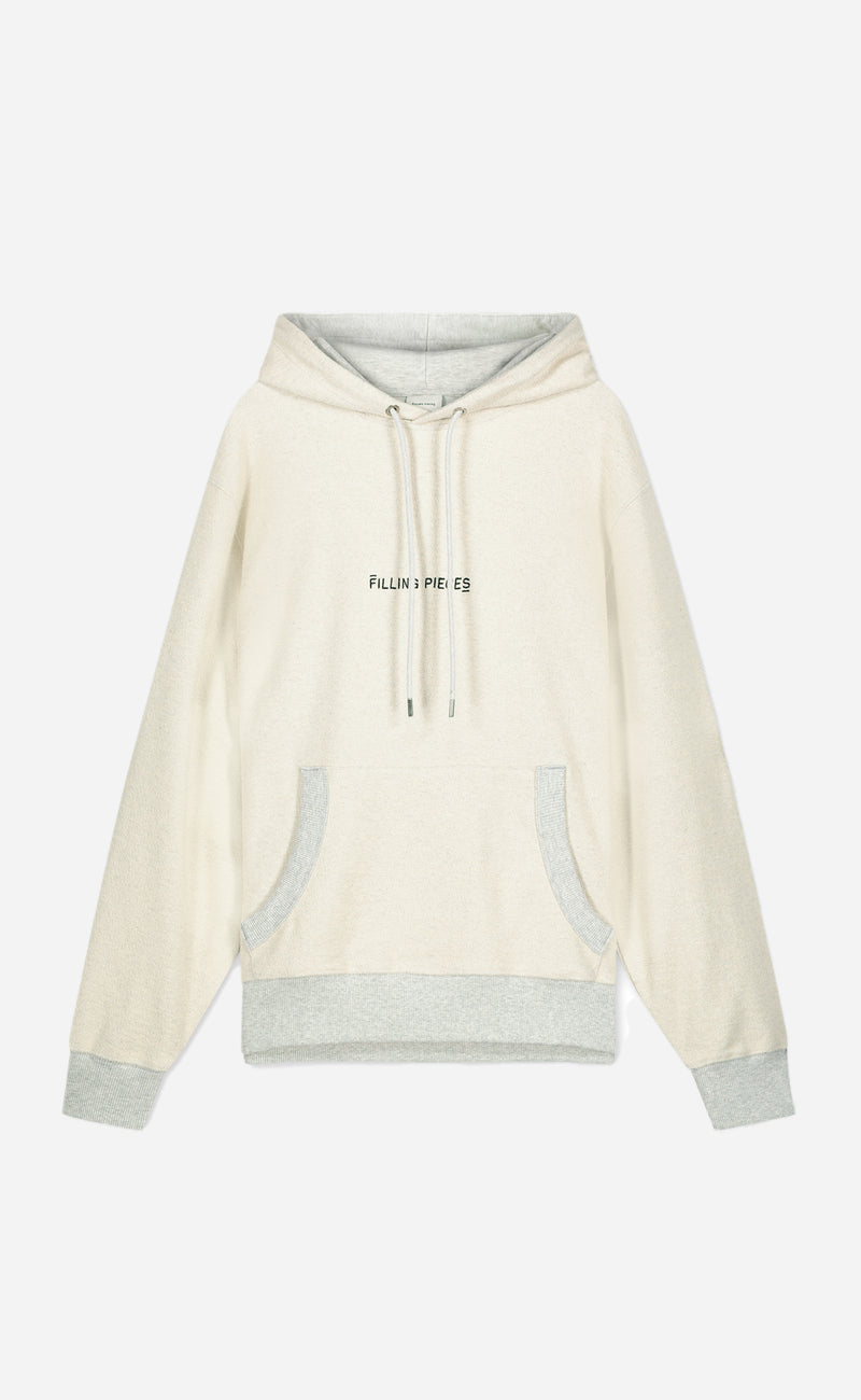 HOODIE REVERSE GREY MELANGE