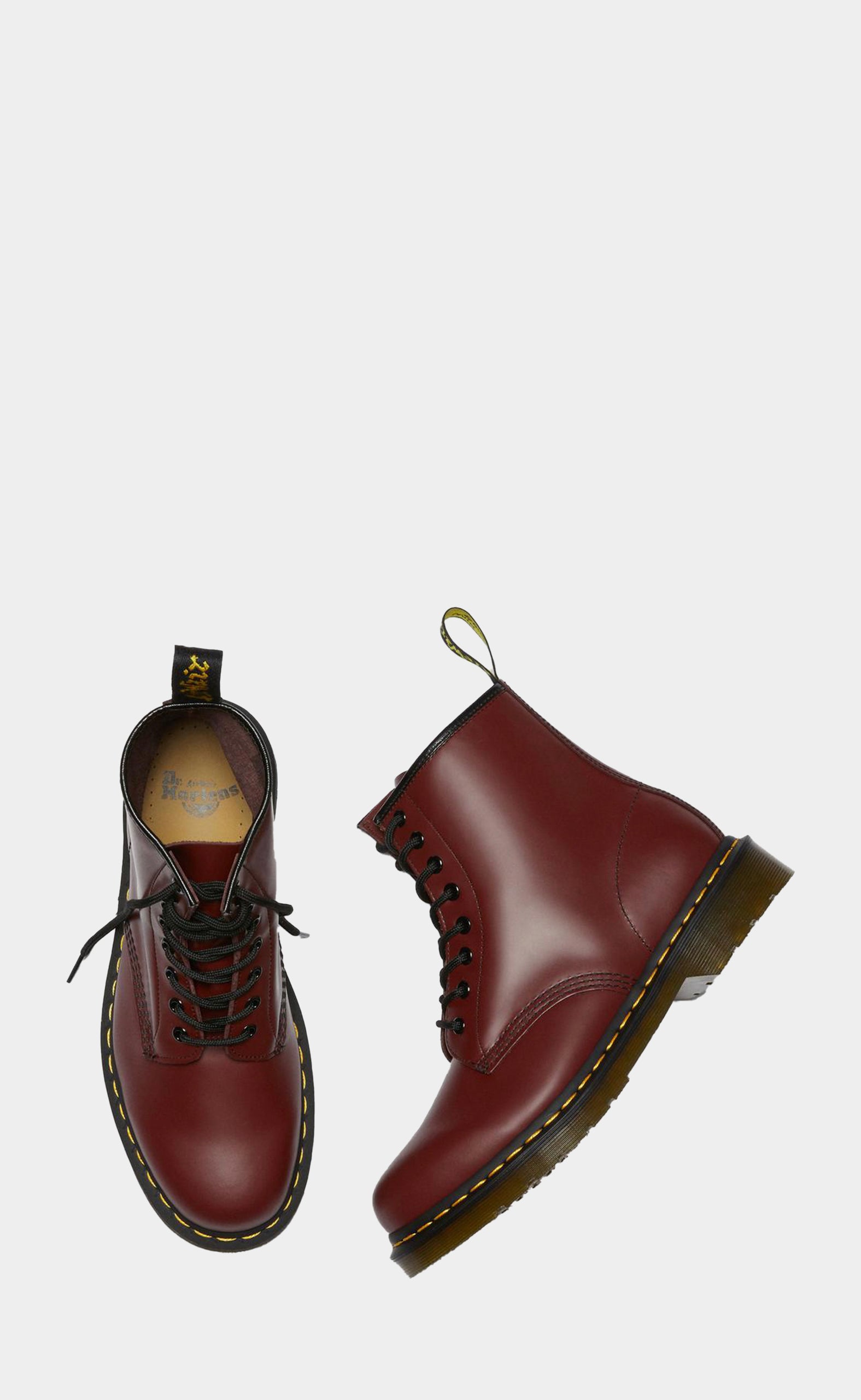 1460 8 Eye Boot Cherry Red Smooth