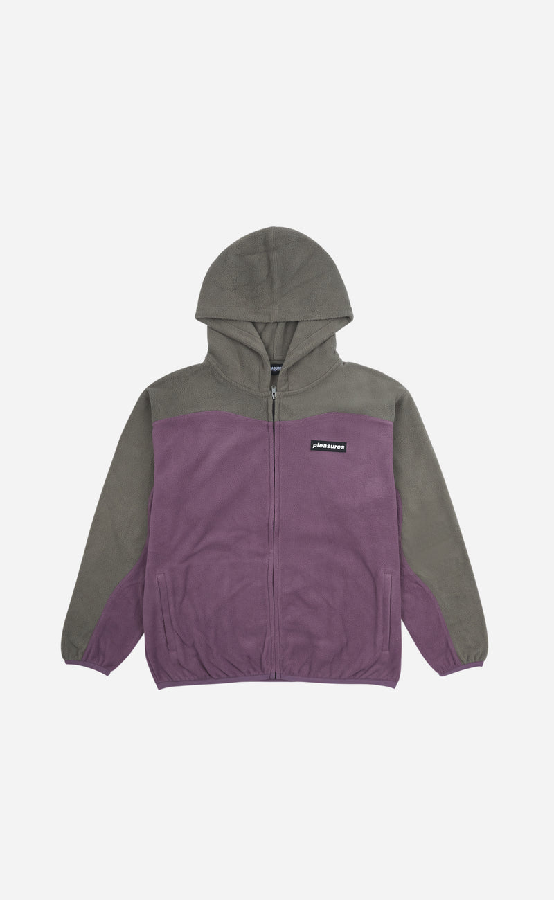 MAUVE WHISKEY ZIP HOODIE