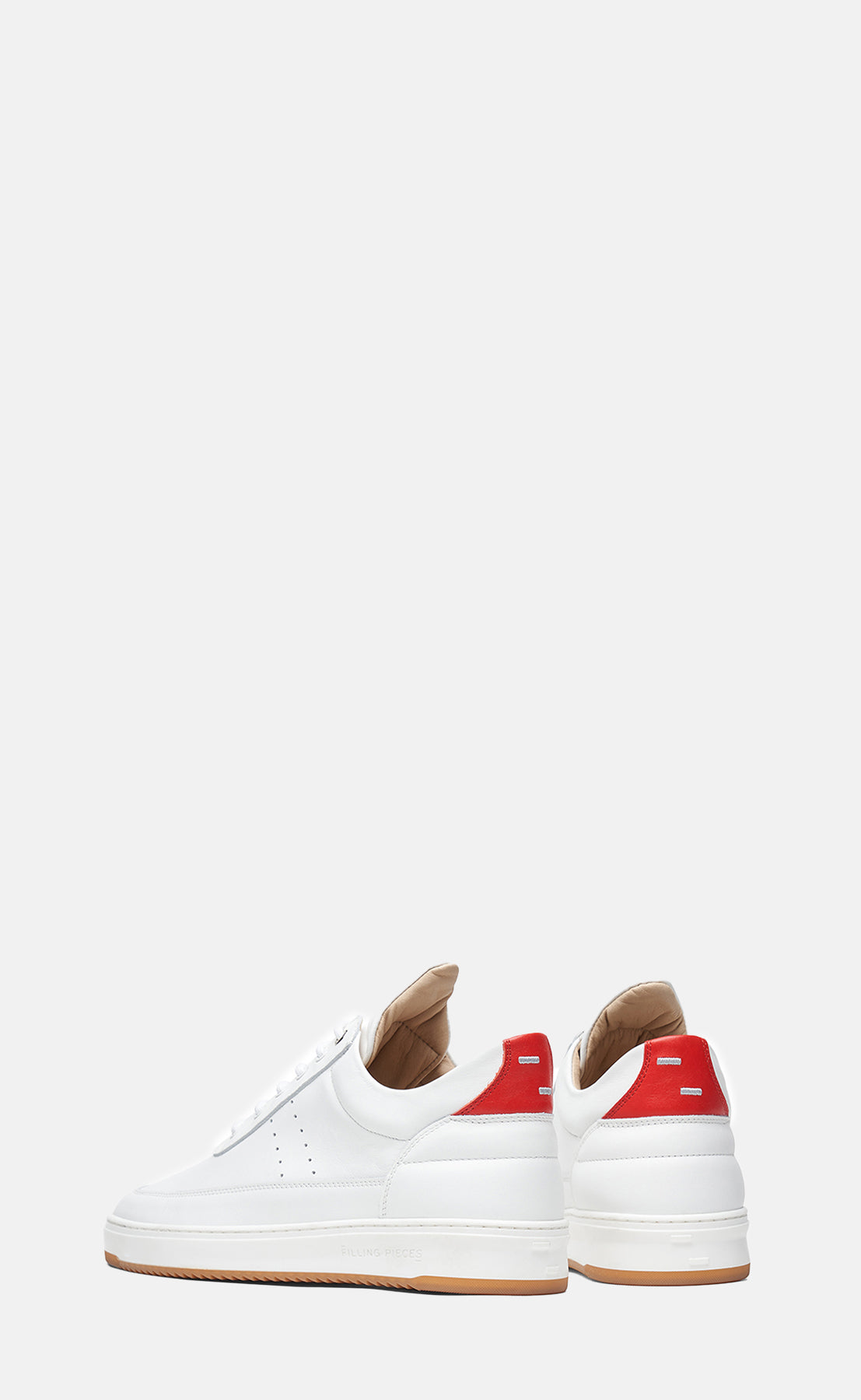 LOW TOP BIANCO RED