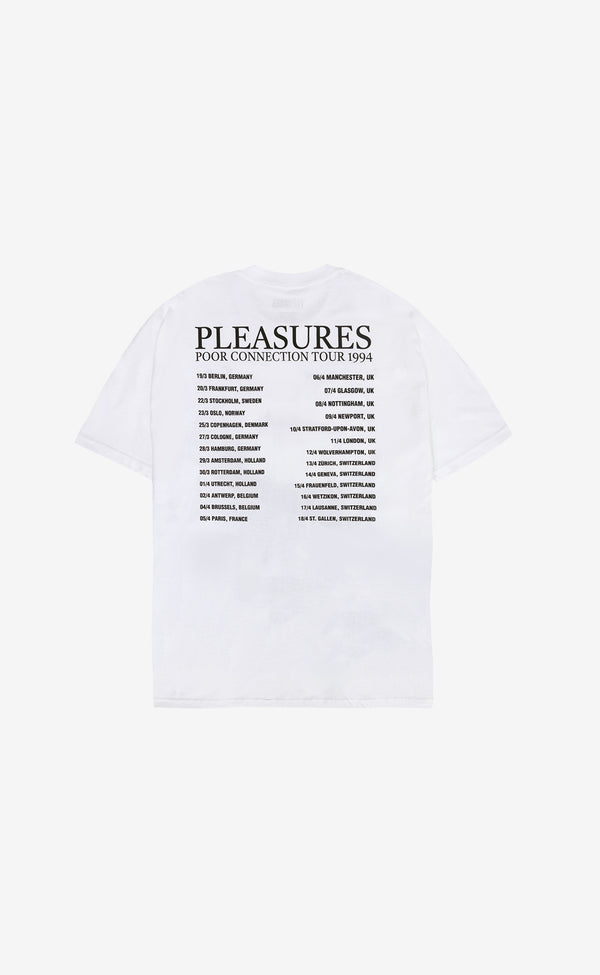 WHITE POOR CONNECTION T-SHIRT