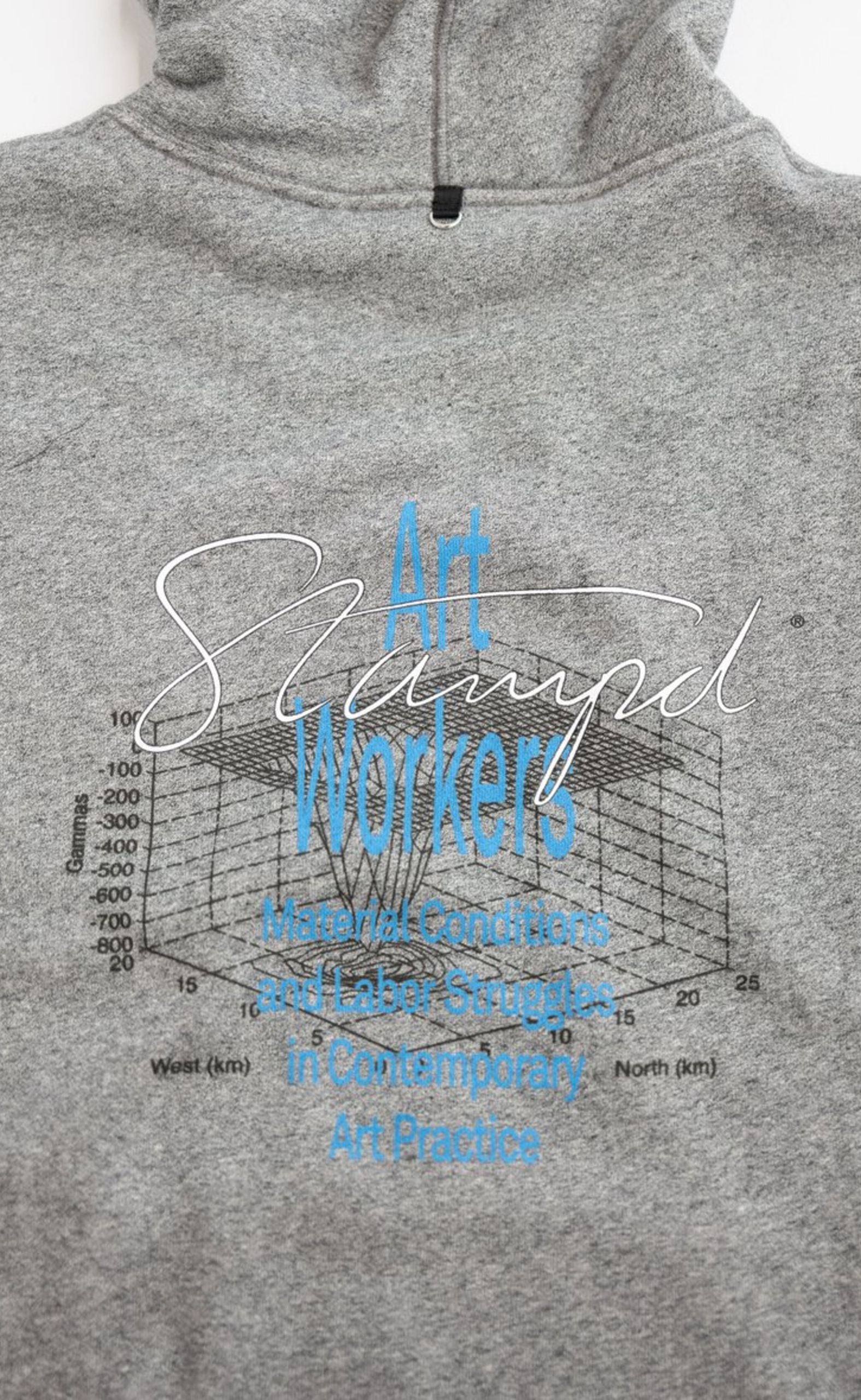 HEATHER GREY ARTWORKER HOODIE