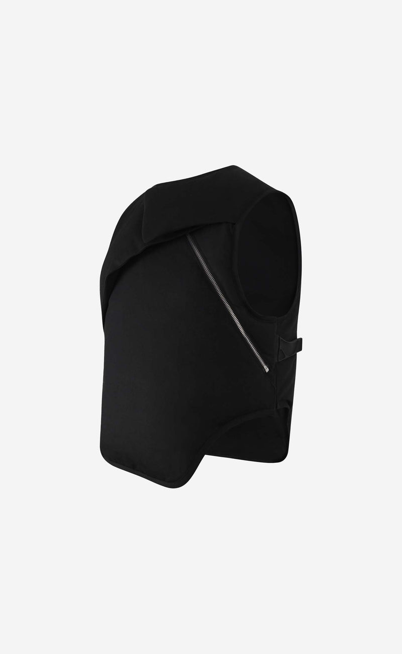 BLACK REVERSIBLE VEST