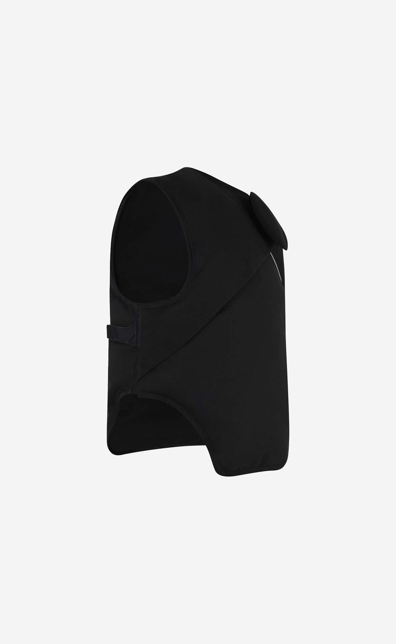 BLACK REVERSIBLE VEST