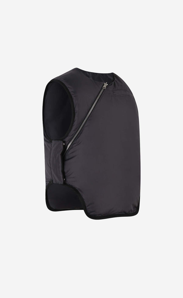 BLACK REVERSIBLE VEST