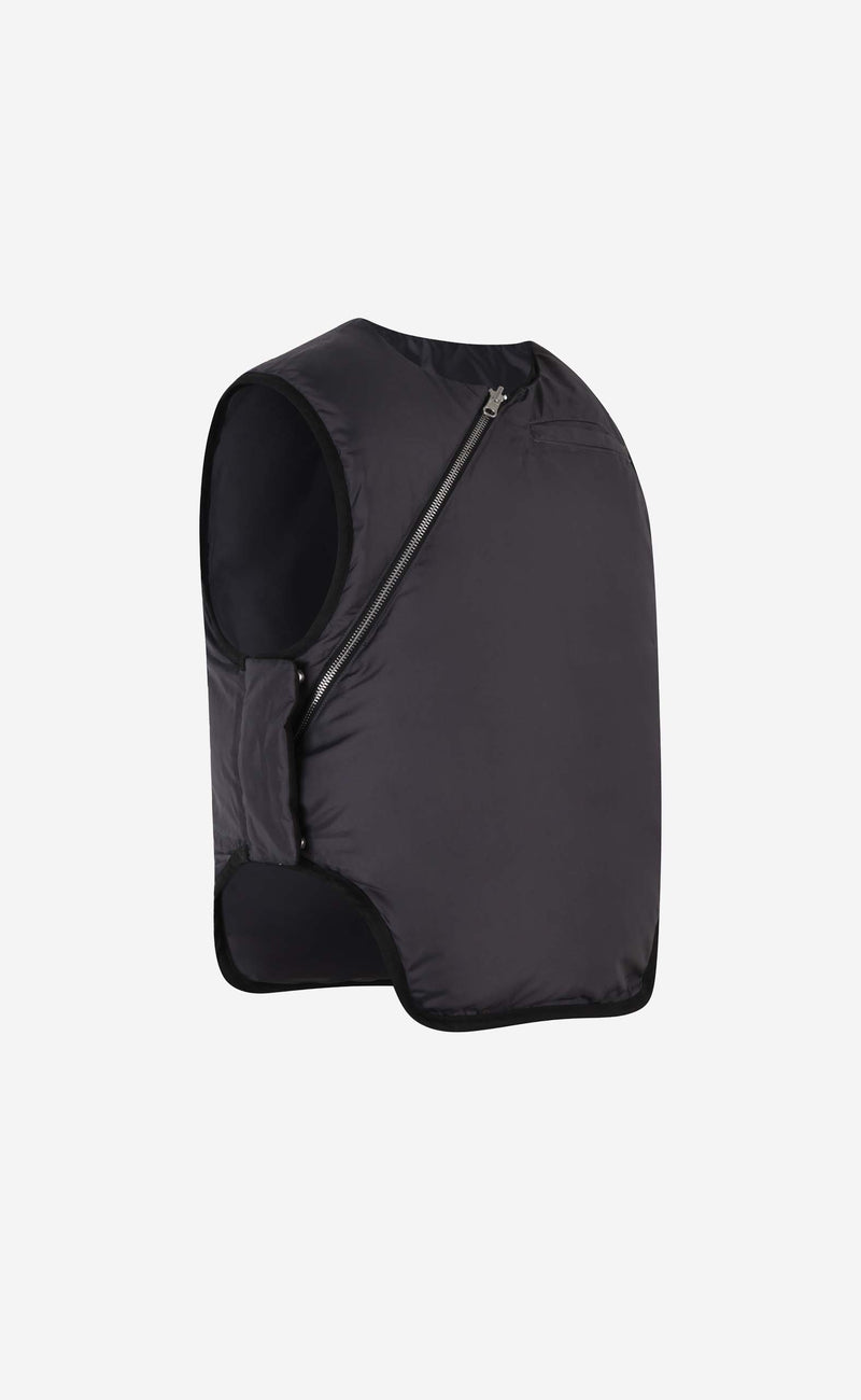 BLACK REVERSIBLE VEST