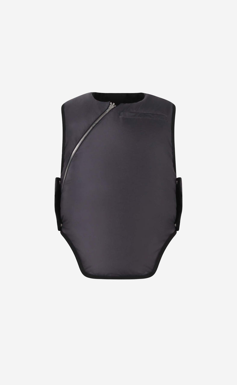 BLACK REVERSIBLE VEST