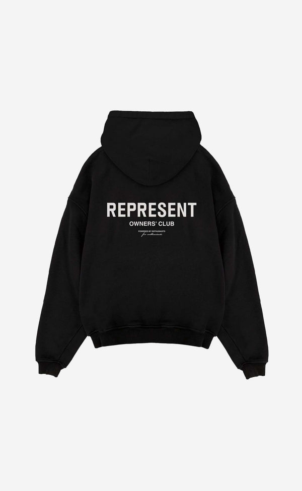 BLANK HOODIE JET BLACK