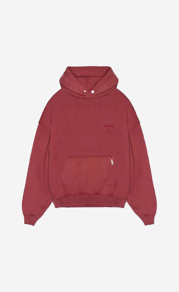 BLANK HOODIE VINTAGE RED