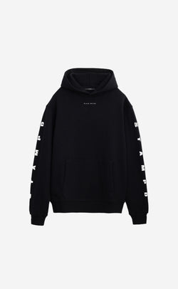 BLACK STAMPD BLACK WATER STRIKE LOGO HOODIE