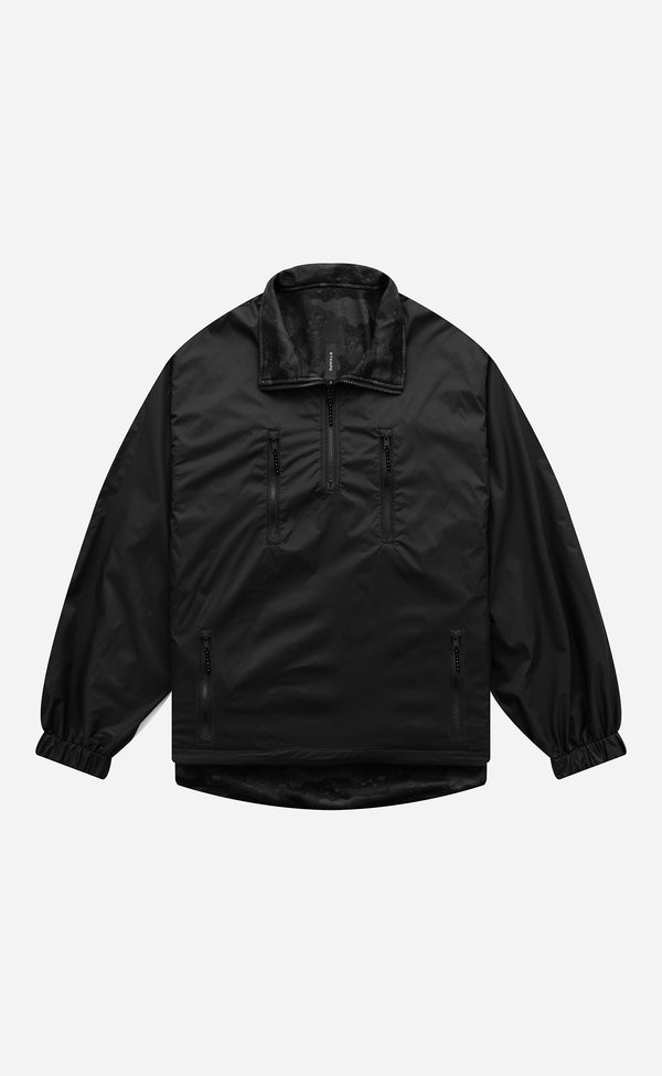 Camo Black Tonal Camo Micro Fleece Pullover Jacket