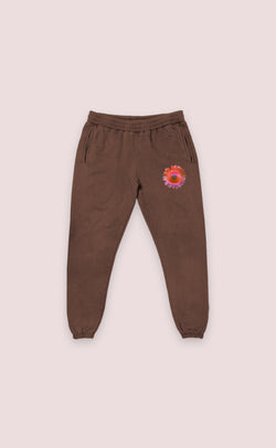 Glassy Sunflower Vintage Brown Sweatpants