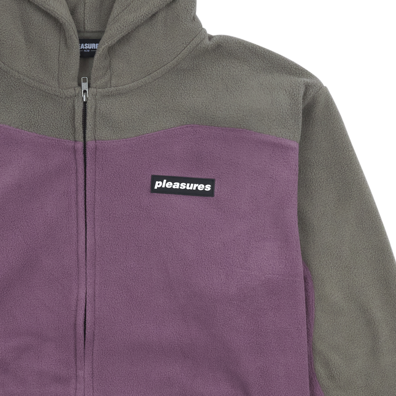MAUVE WHISKEY ZIP HOODIE