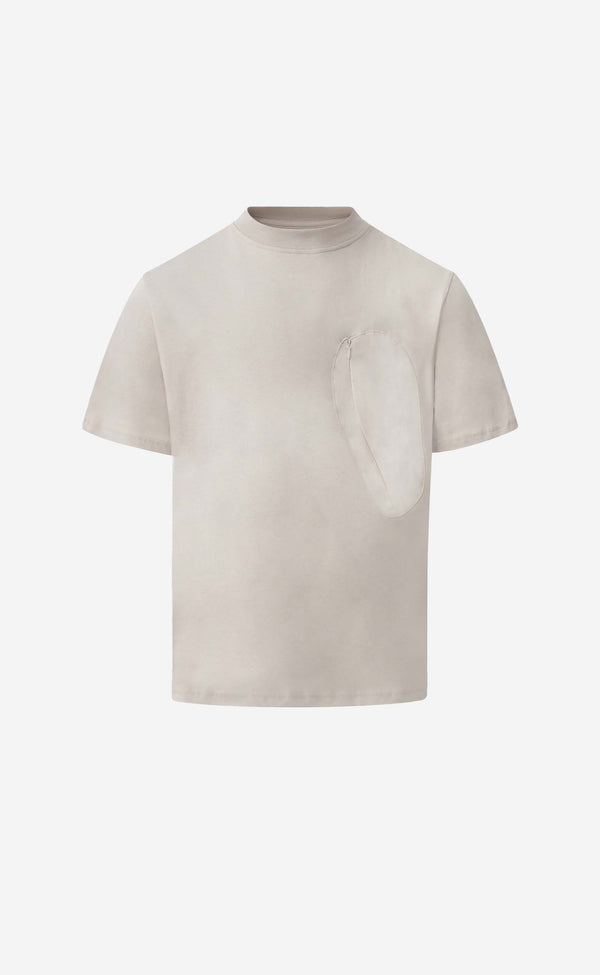 STONE SHAPED POCKET T-SHIRT