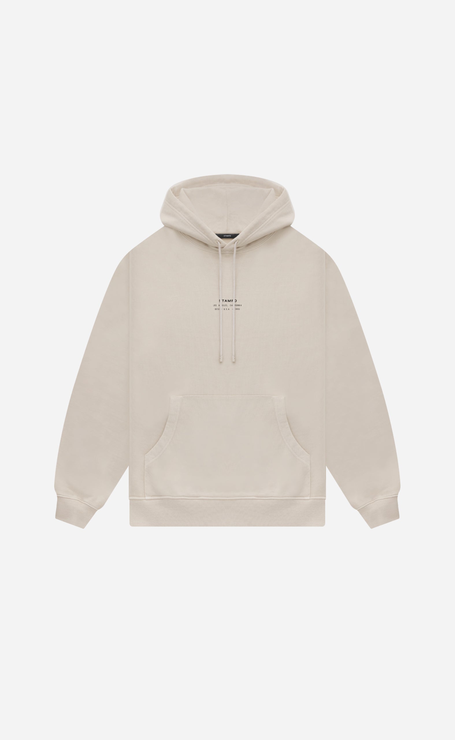 Sand Stacked Hoodie