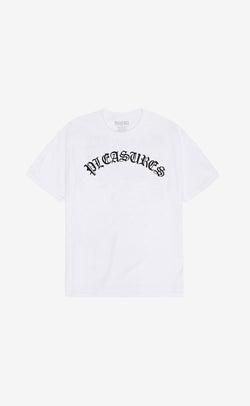 WHITE OLD E LOGO T-SHIRT