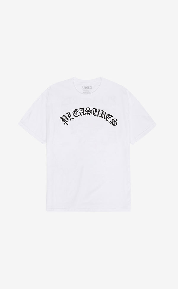 WHITE OLD E LOGO T-SHIRT